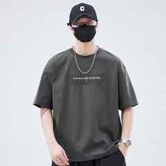 アメリカのアイス半袖tシャツ男の夏のファッションで服がゆったりしています。