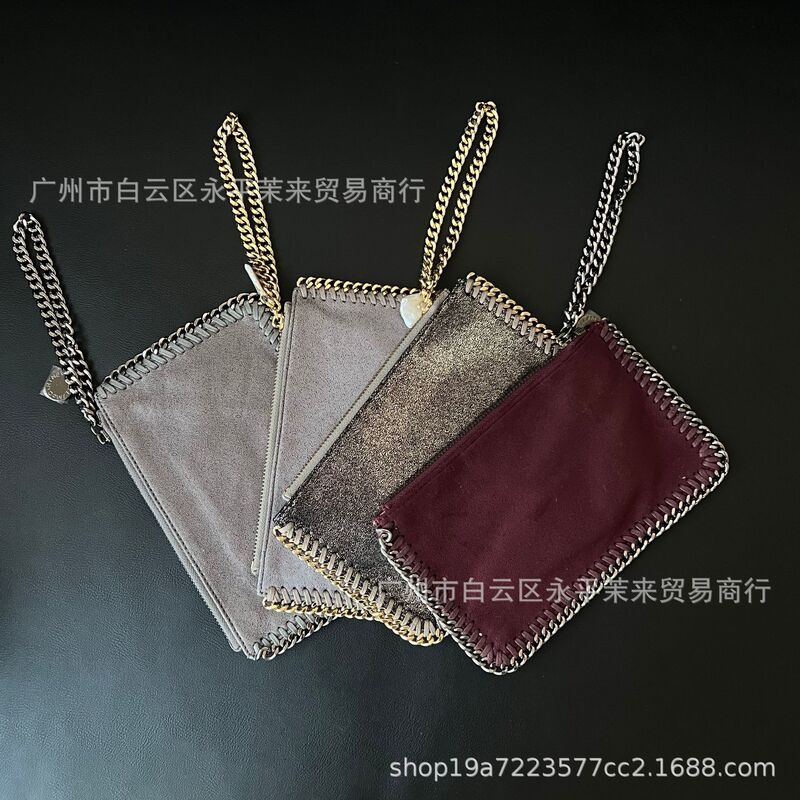 European and American Cross-Border Stella Solid Color Simple Fashion Chain Clutch Bag Niche Designer Casual Bag European and American Cross-Border Stella Solid Color Simple Fashion Chain Clutch Bag Niche Designer Casual Bag