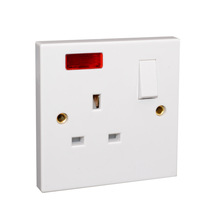 ӢӢʽӢӢҎڲ 1 GANG 13A DP SWITCHED SOCKET +NEON