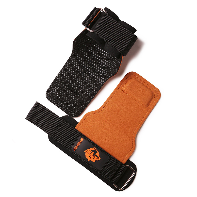 protector de estiramiento resistente de silicona cuero de vaca resistente al estiramiento duro cinturón de protección de la palma de acondicionamiento físico cinturón auxiliar de protección de la palma de la mano