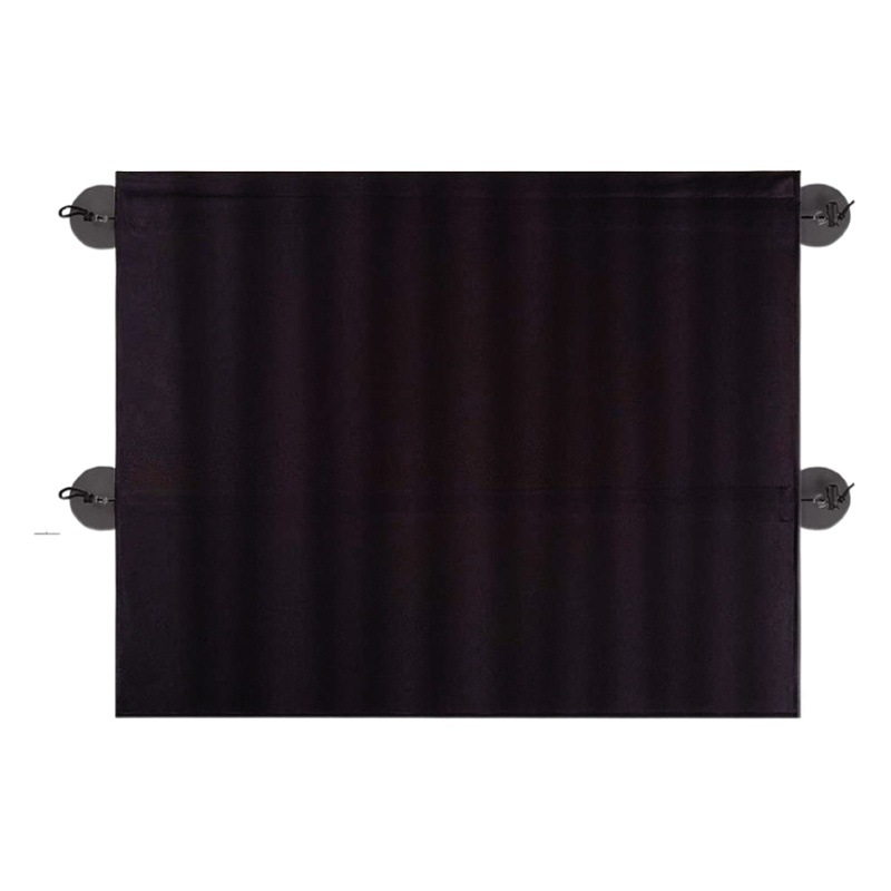 Cross-border Hot Sale Car Sunshade Curtain Side Window Privacy Sun Protection Shading Heat Insulation Sucker Car Curtain Car Interior Heat Insulation Curtain