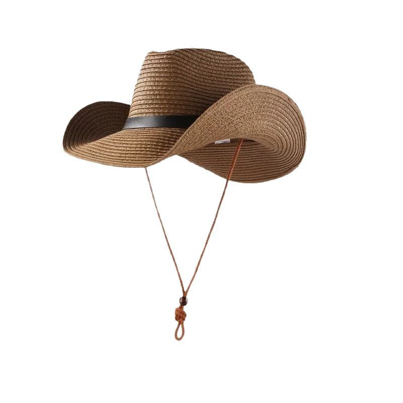 Caballero sombrero de paja para niños al aire libre montañismo gorra