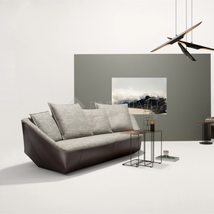 Italian Light Luxury Fabric Full Set Casual Sofa Nordic Modern Model Room Hotel Club Office Reception Sofa