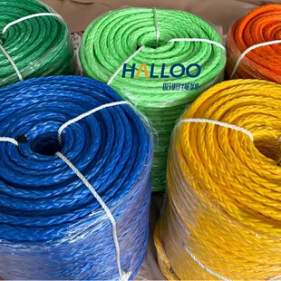 Manufacturer Customized High-Temperature Resistant and Tensile-Strength Dali Ma 12-Strand Dipped High-Molecular Weight Polyethylene Mooring Rope Marine Cable
