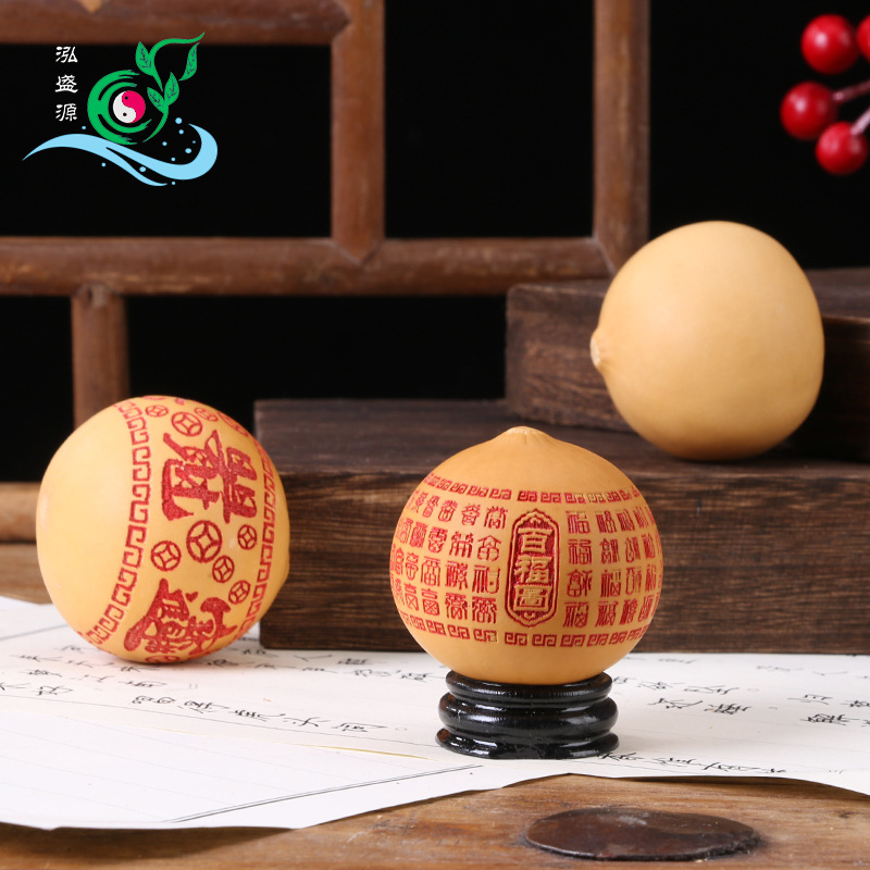 Natural Egg Gourd Craftsmanship Handheld Novelty Small Gourd Ornament Hot Selling Wholesale Gourd