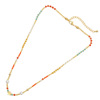 Ethnic crystal from pearl, beaded bracelet handmade, necklace, boho style, ethnic style