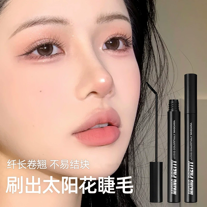 Удлиненная завивка туши (MKING PRETTY) натуральный объем, эффект праймера, стойкость к smudge