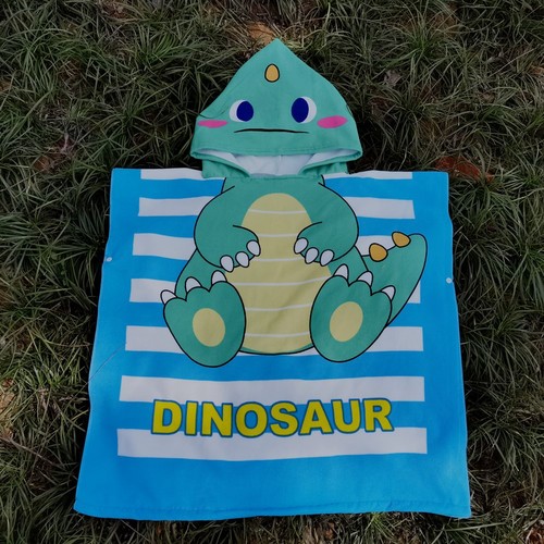 Mermaid Style New Arrival Waterproof Children's Bath Towel Poncho Beach Towel Cape Bath Suit Swimwear Robe Bath Dress