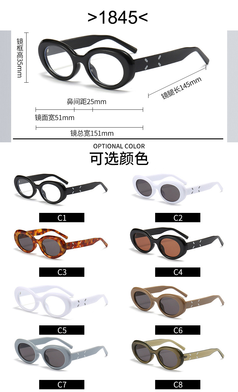 墨镜gm女士复古小框太阳眼镜 猫眼太阳镜墨镜 防紫外线sunglasses详情9