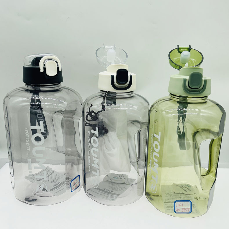 Duomedo tonelada barril PC cubo de plástico hervidor 2200ml grande bebida directa taza agua portátil fábrica