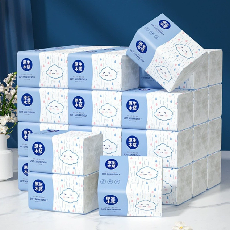 60 больших упаковок бумажных полотенец, доступная для всей семьи оптовая продажа туалетной бумаги в полной упаковке, бытовые салфетки, салфетки для лица, детские салфетки.