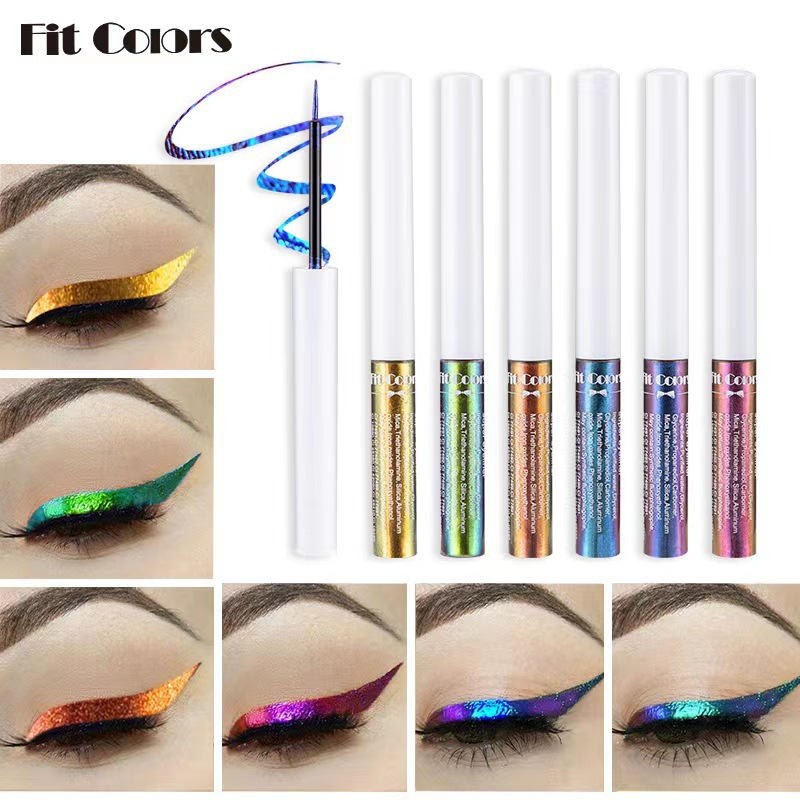 Fit Colors delineador de ojos de camaleón óptico lápiz mágico maquillaje de escenario fino líquido nacarado transfronterizo AliExpress