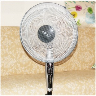 Baby Safety Anti-pinch Hand Fan Safety Protection Net Cover Fan Dust Filter Cover Home Baby 2 Color Fan Cover