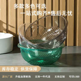 闪电仓s品洗脸盆家用厨房洗碗洗菜盆 洗衣盆美容院洗手水盆透明盆