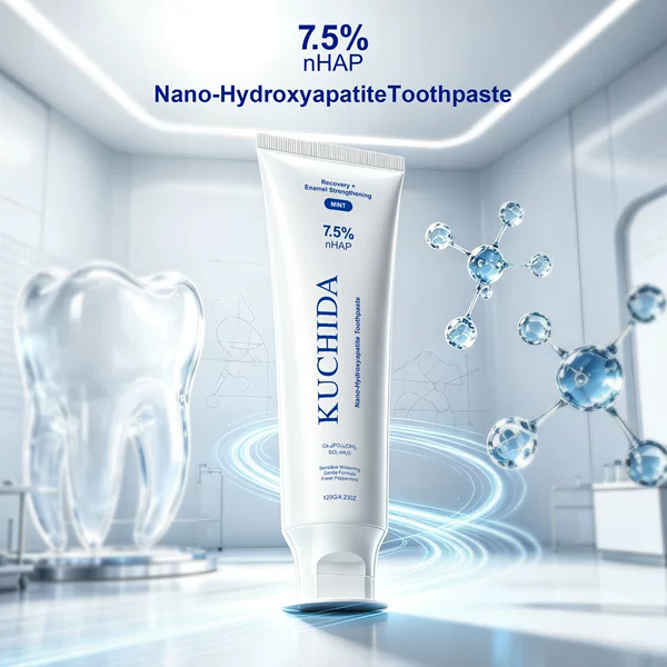 [Cross-border wholesale] English version 7.5% nano-hydroxyapatite toothpaste, fluoride-free, gentle, and provides fresh breath. Wholesale