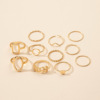 Ring, set, suitable for import, simple and elegant design