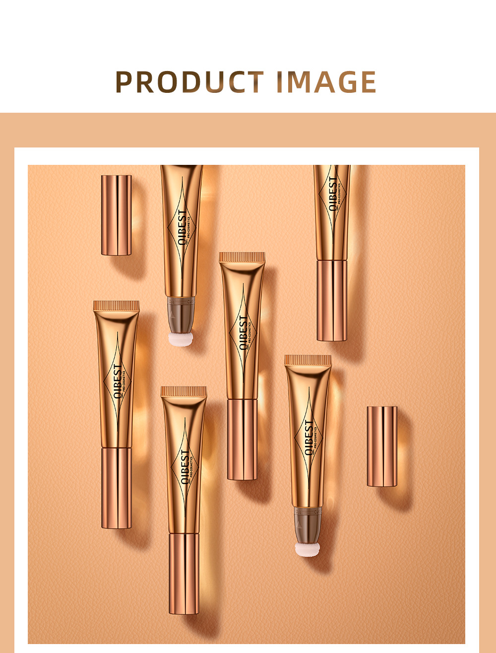 QIBEST multi-functional makeup pen, Blush, highlighter Contouring pen, pearlescent fine sparkle, matte finish naturally brightens facial makeup undefined