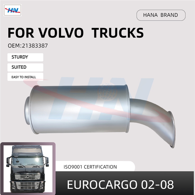Fm460 silenciador 21383387 para la fábrica de piezas de camiones de la serie Volvo VOLVO