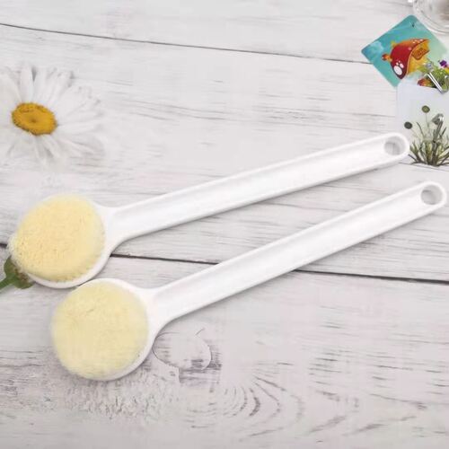Japanese long-handled soft-bristle bath brush set bath brush back rub brush adult back cleaning brush good product rub bath god