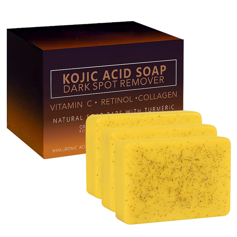 Turmeric lemon granular soap 100g*3 English D packaging