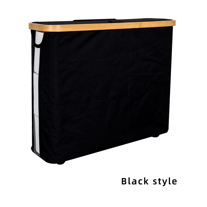 La fábrica se puede etiquetar con tapa, se puede apilar el almacenamiento multiusos para toallas de baño, ropa, rollo de papel higiénico, almacenamiento de papel