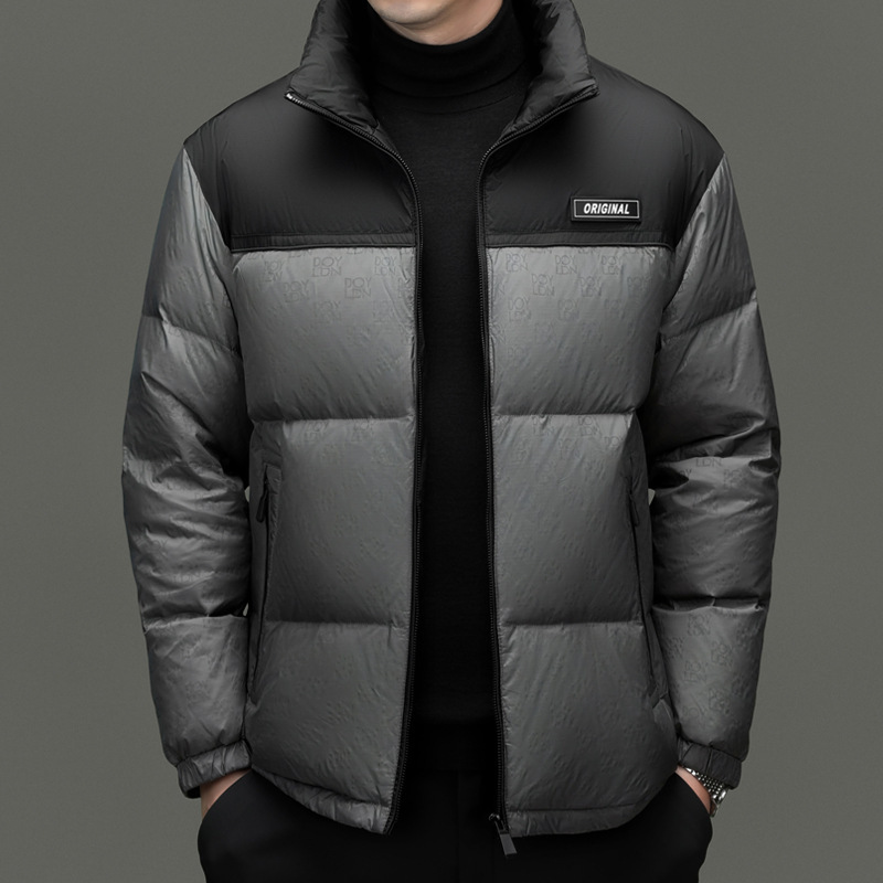Tommy 2025 New Winter down Jacket for Young and Middle-Aged Men Casual Thickeneded 90% Duck down Warm Bread Jacket