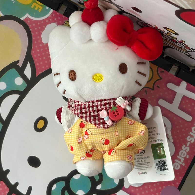 ハローキティバッグペンダントリトルシェフシリーズハローキティ人形ペンダントかわいい漫画人形キーホルダー|undefined