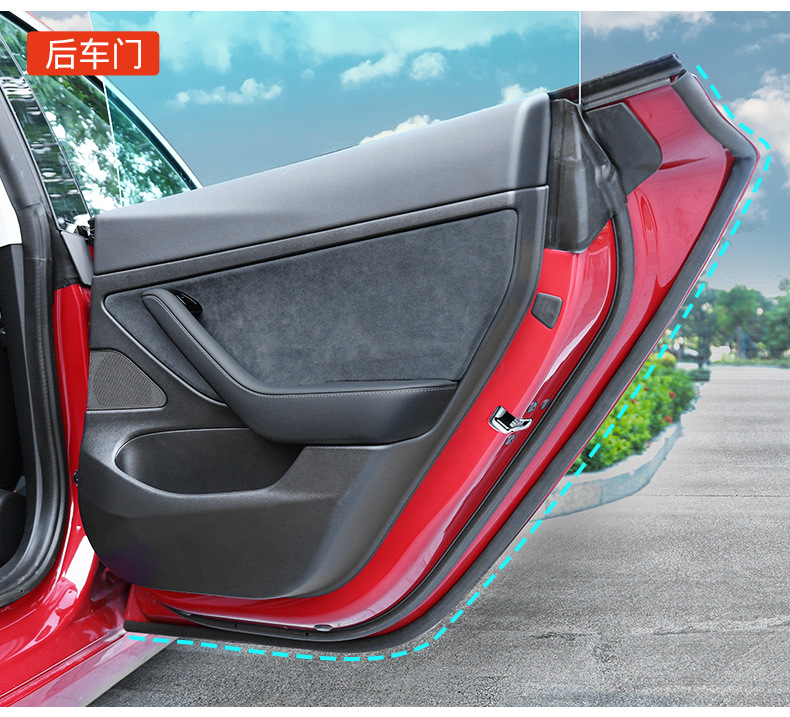 Soundproof Sealing Strip for Tesla Model 3/Y, Noise Reduction