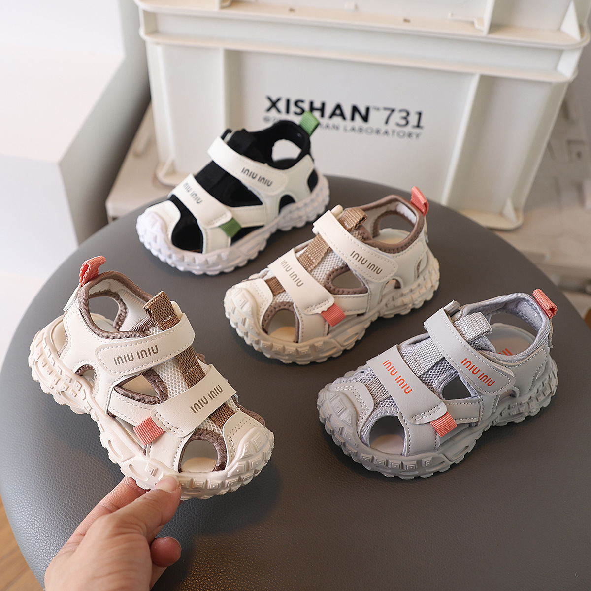 Children's Soft-soled Beach Shoes Girls' Summer Non-slip Casual Shoes Boys Wear-resistant Sports Sandals Baby Non-slip Toddler Shoes