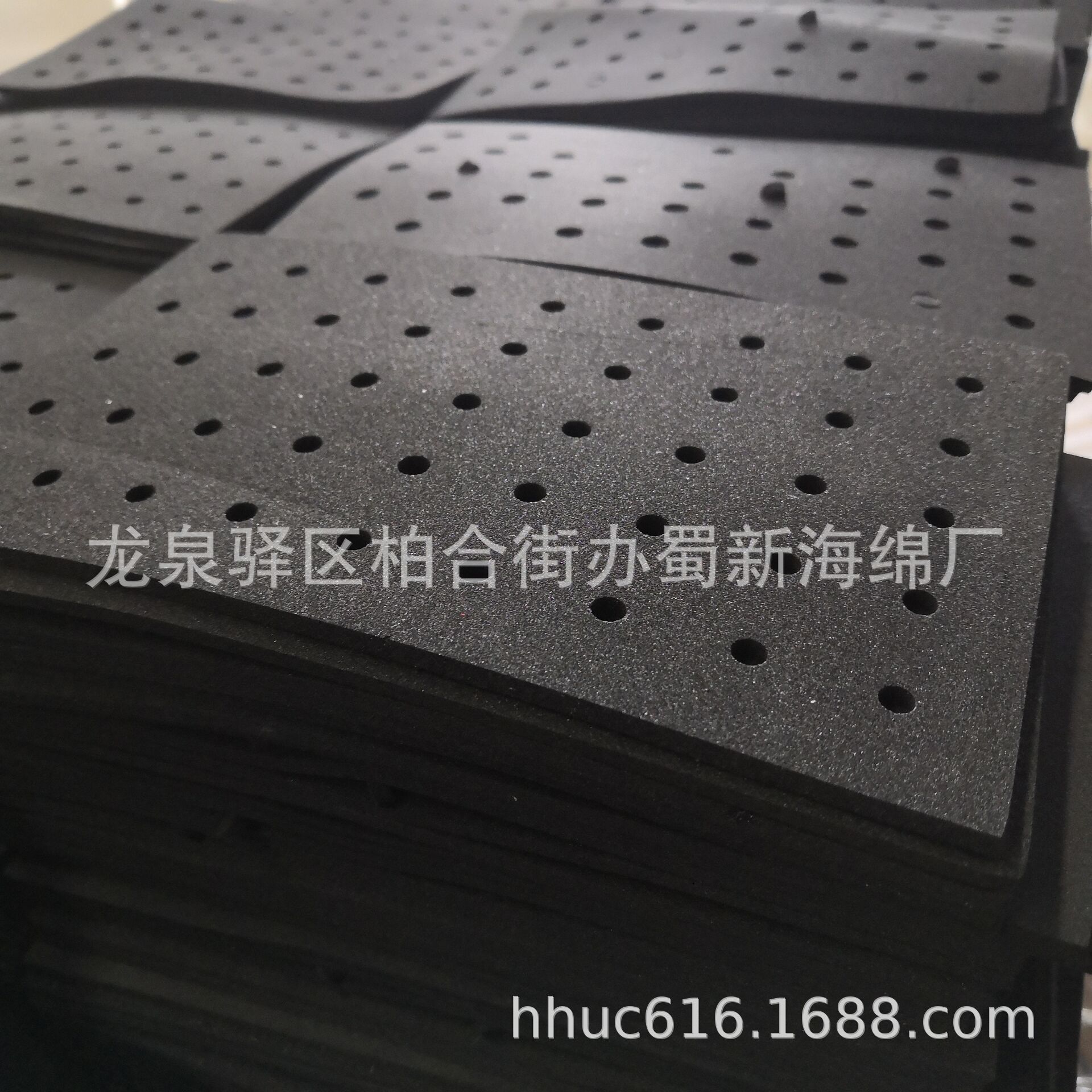 供应成型CR泡棉垫/方孔黑色橡胶海绵衬垫/零件固定泡棉垫片