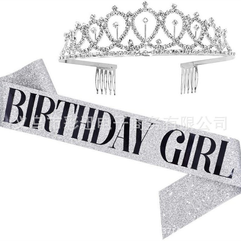 Corona de plata brillante (Girl)