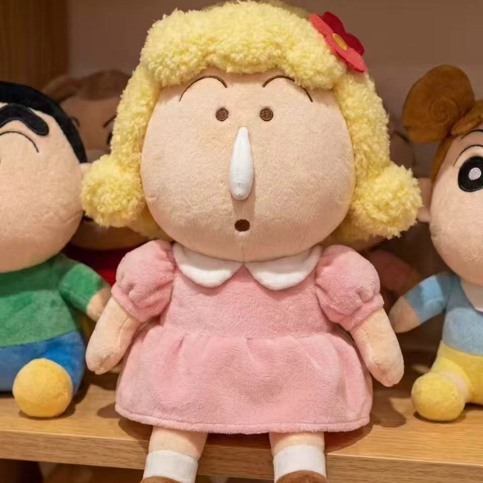 Handmade Shin-Chan Super Cute Silly Doll Plush Toy, Adorable Silly Character with Snot Nose