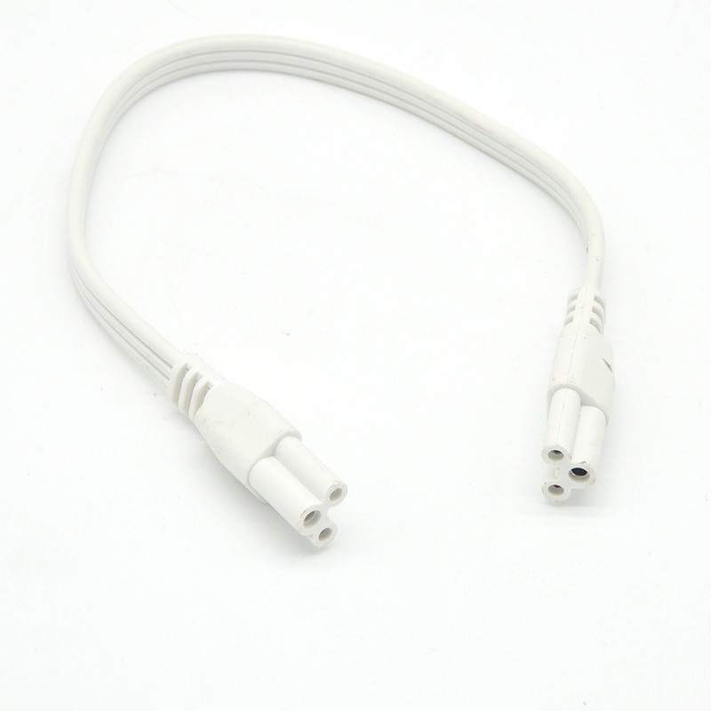 LED灯具接头三芯电源线 美规电源线欧规灯具电源线延长线