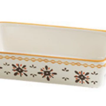 Ceramic Baking Dish, Nordic Pattern, Oven & Microwave Safe, Rectangular/Oval, Creative Prints