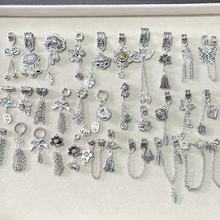 新中式手串流苏民族风吊坠葫芦蝴蝶结莲蓬水晶挂坠古银色手链配件