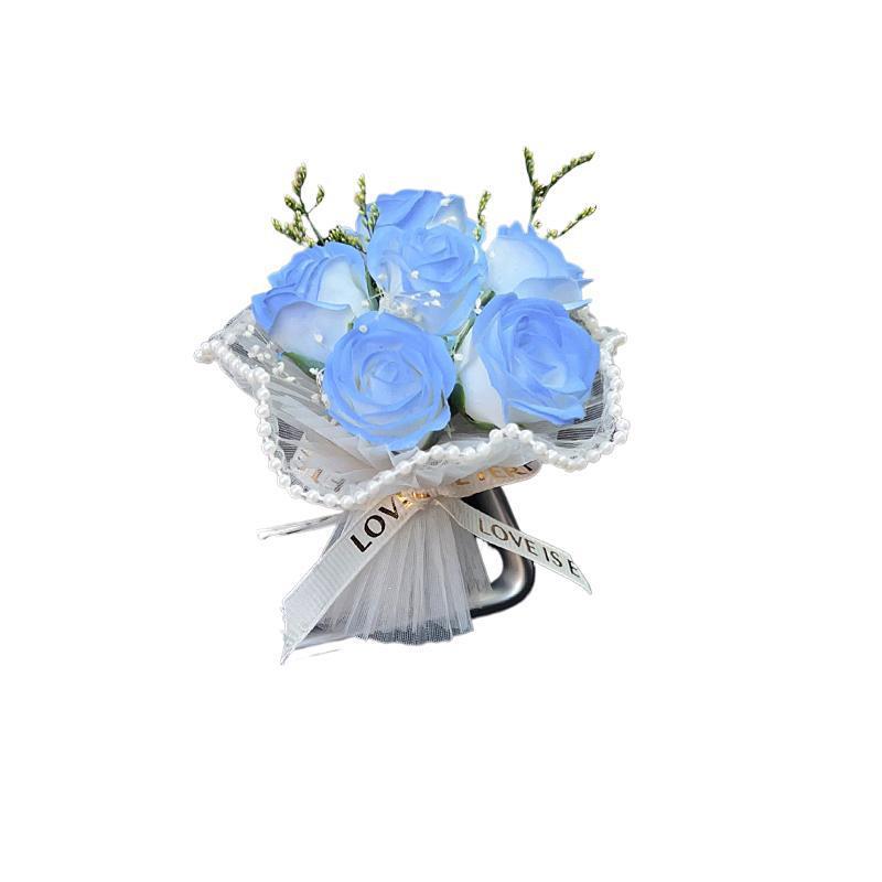 汽车内饰车载香薰香水出风口装饰干花小花束空调口饰品摆件挂件款|undefined