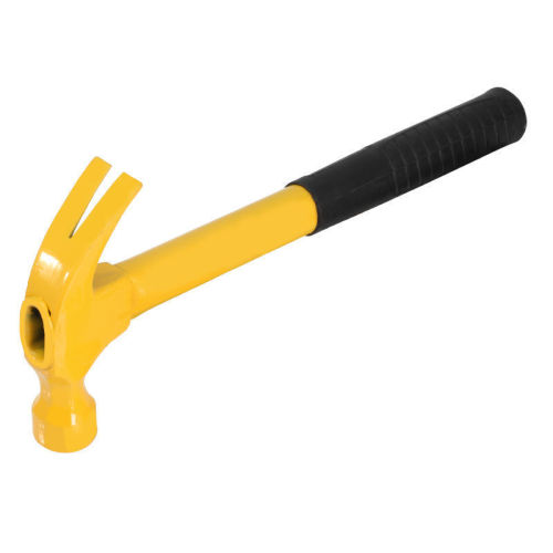 Supplying 0.5kg and 0.25kg steel-handle claw hammers—multi-purpose hammers with nail pullers, plus hardware tools—wholesale