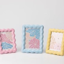 木质中空实木相框摆台6寸7寸8寸创意照片diy框架立体实木画框定制