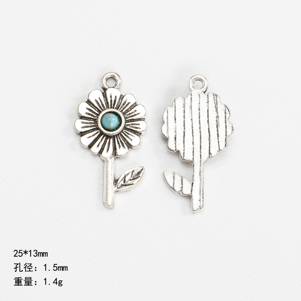 Transfronterizo europeo y americano personalizado estilo étnico bohemio turquesa con incrustaciones de collar pulsera DIY accesorios de la joyería Accesorios