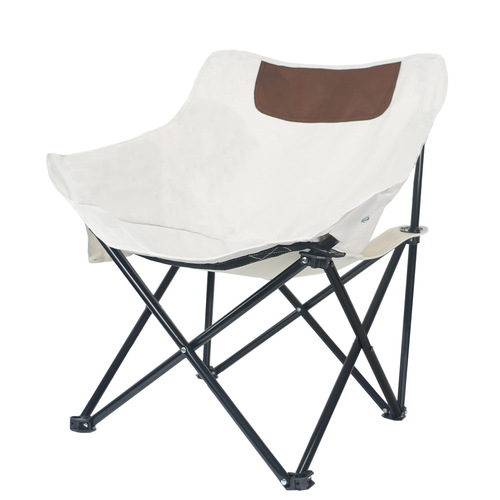 Outdoor folding chair camping moon chair portable fishing stool leisure back chair artist sketching small maza