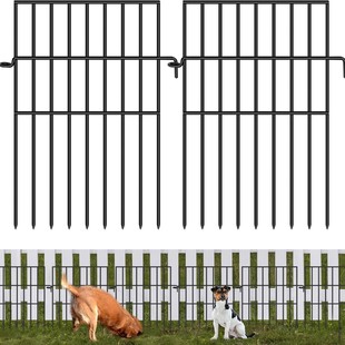 Cross-Border E-Commerce Anti-Rust Garden Decorative Fence Courtyard Flower Bed Small Garden Fence, No Digging Fence