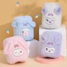 2025袖之恋秋冬新款加厚毛绒卡通动物可爱女童宝宝防污袖套护袖