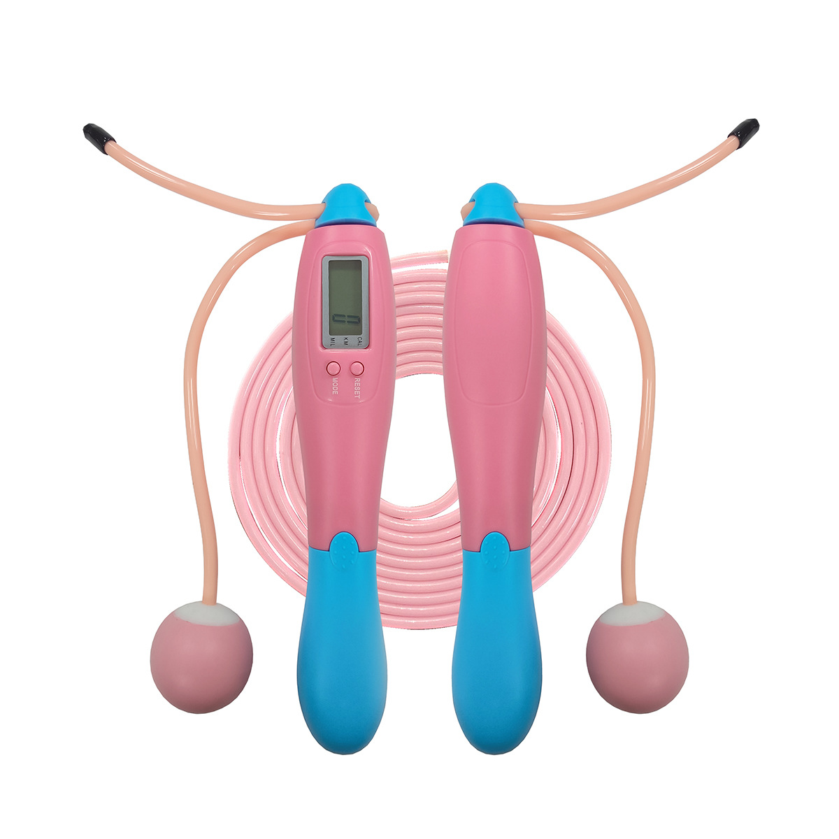 로즈 레드 블루 로프 + 작은 공 + 손잡이