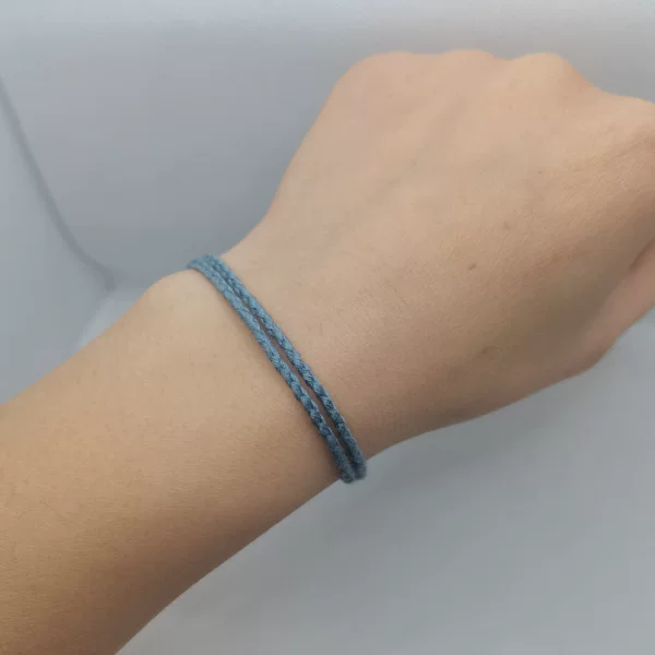 Cotton rope hand-woven bracelet solid color cotton and linen bracelet women's bracelet simple cold Japanese ins style bracelet