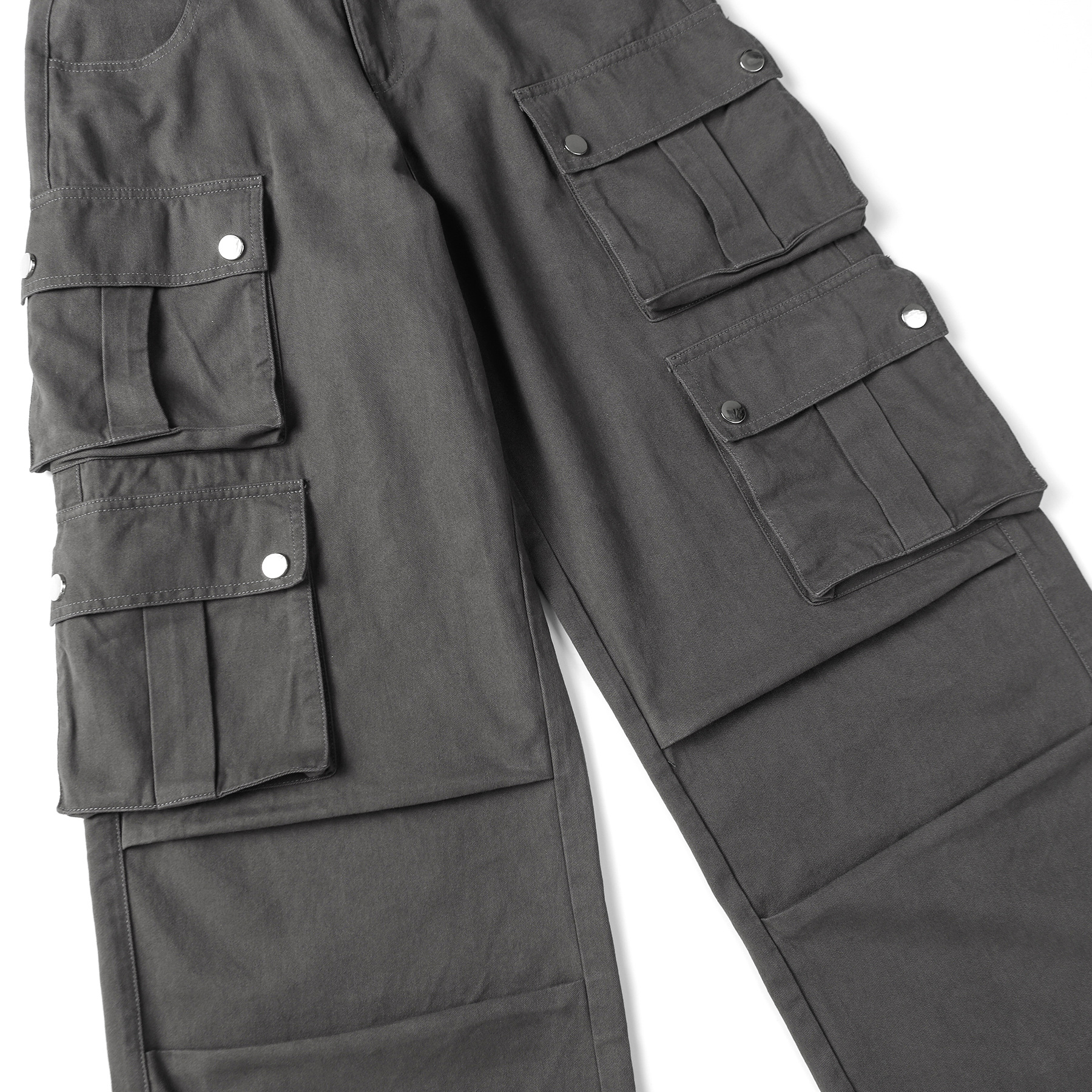 Pantalon cargo homme coupe ample style workwear décontracté_voghion.com