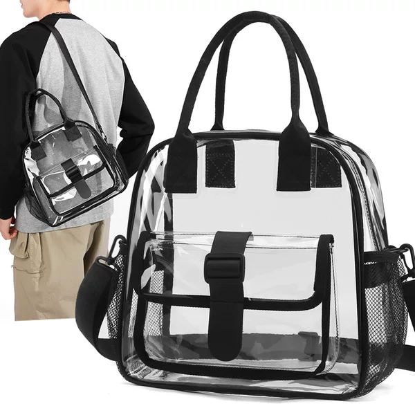 Cross-Border Amazon Concert and Sports Event Transparent Pvc Shoulder Crossbody Bag Vacation Travel Pvc Travel Backpack