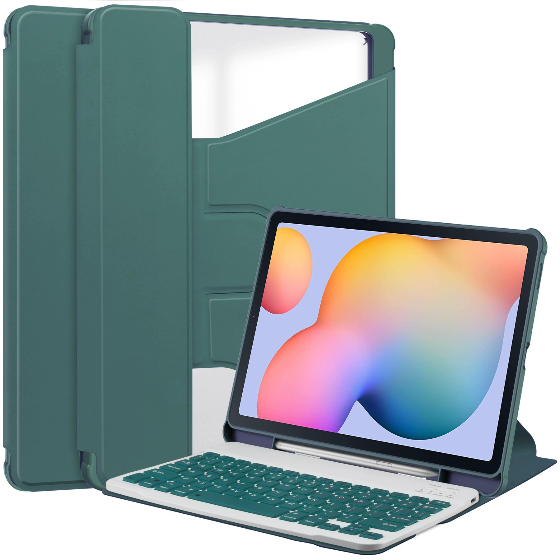 Samsung, S6, compatible acrylic transparent protective case, tablet keyboard, laptop