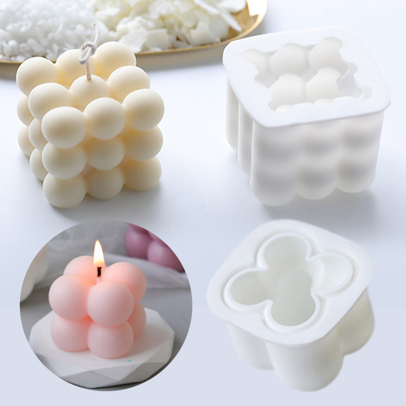 Molde de Silicona con Forma de Cubo Rubik para Repostería Mousse y Jabón image 5
