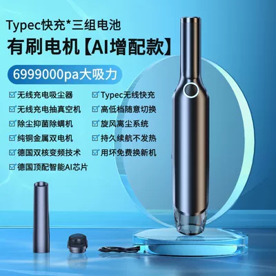 L5U car vacuum cleaner Tozsoranlar - german-brand-wireless-model-with-ten-year-warranty-only-replacement-but-not-repair-added-with-three-sets-of-brushed-batteries