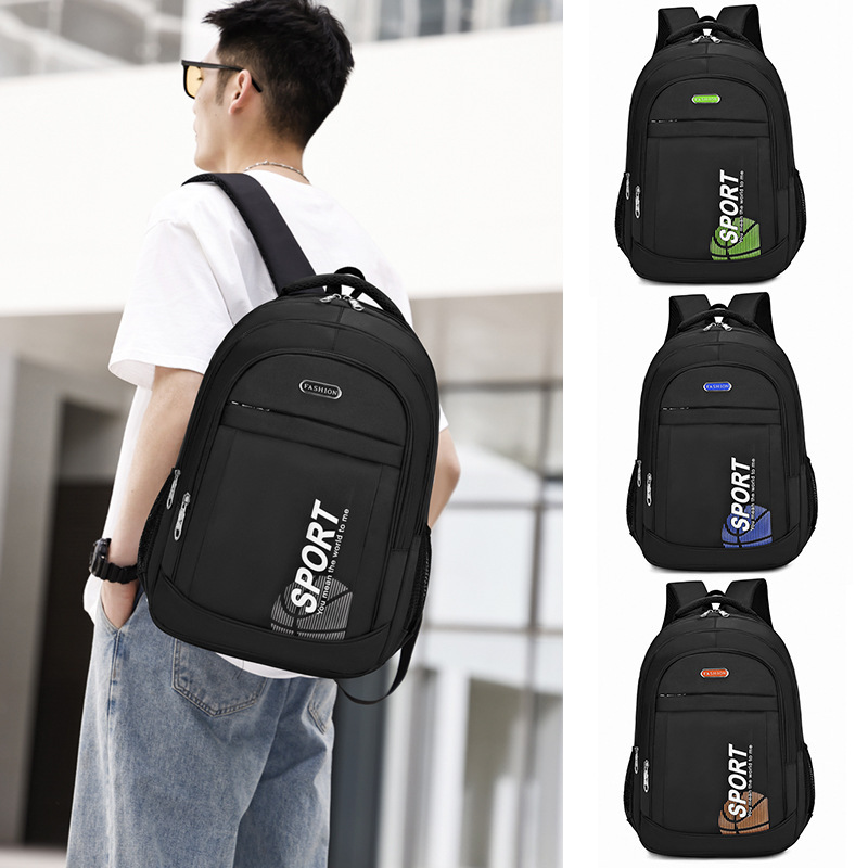 Mochila de gran capacidad nuevo estilo para hombres y mujeres, estudiantes de secundaria y secundaria, mochila para pareja de viajes deportivos de ocio, mochila para computadora